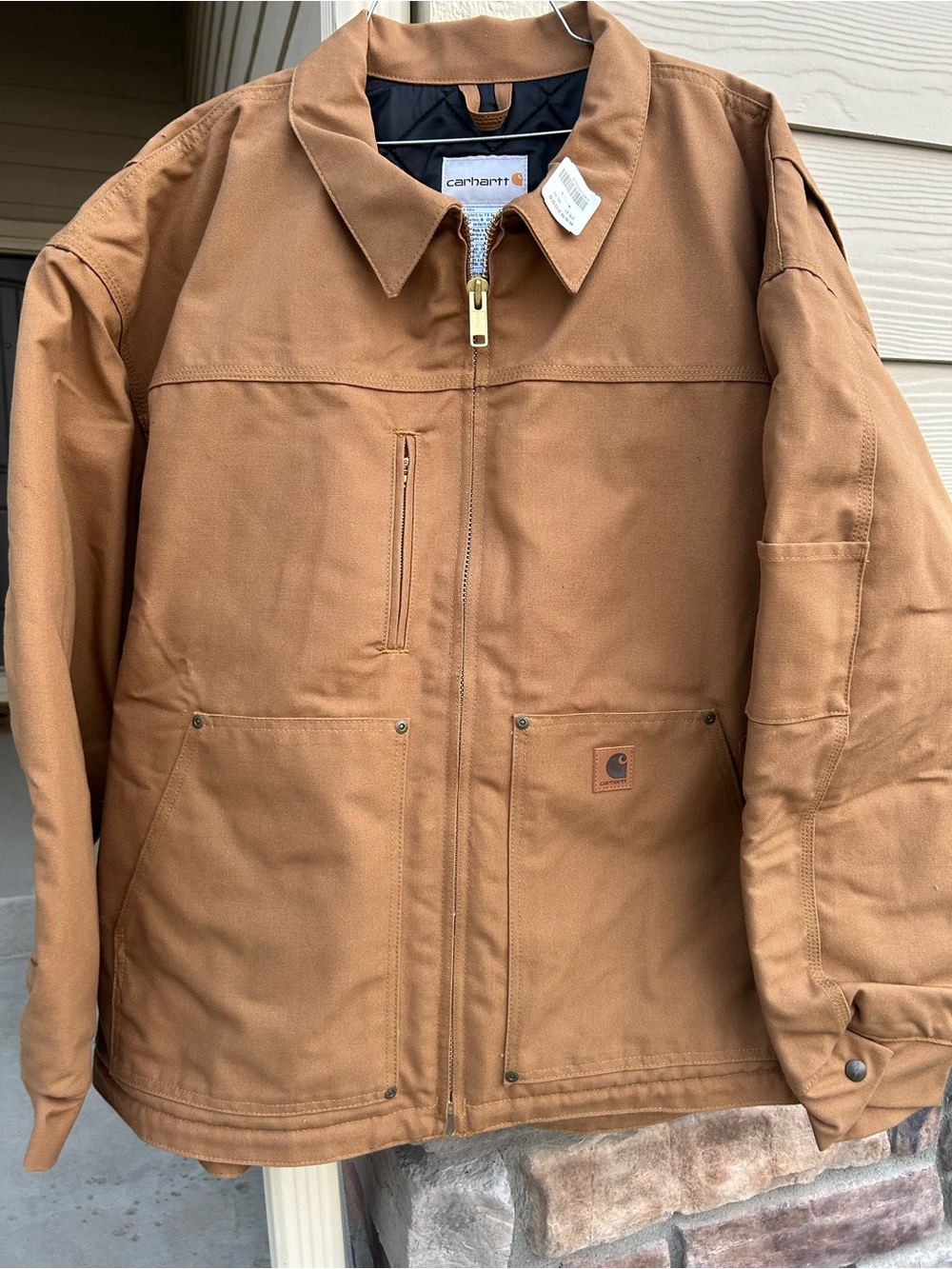 NWT! Men’s CARHARTT “Tradesman” (378-51) Duck Quilted Work Jacket 3XL